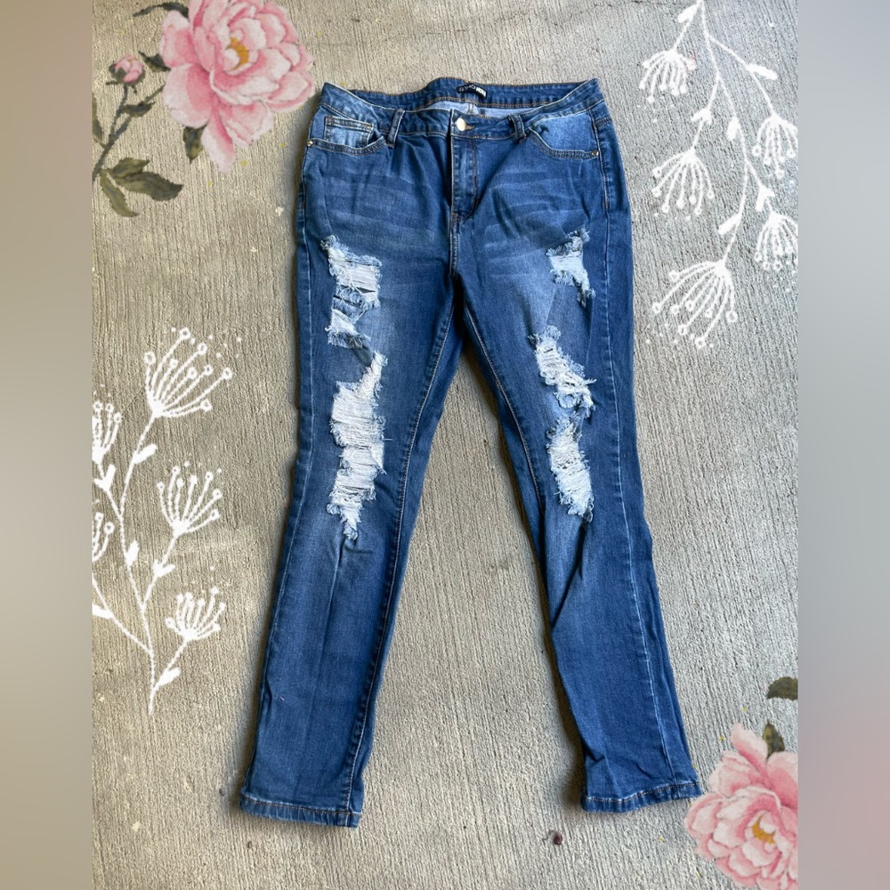 Distressed Jeans